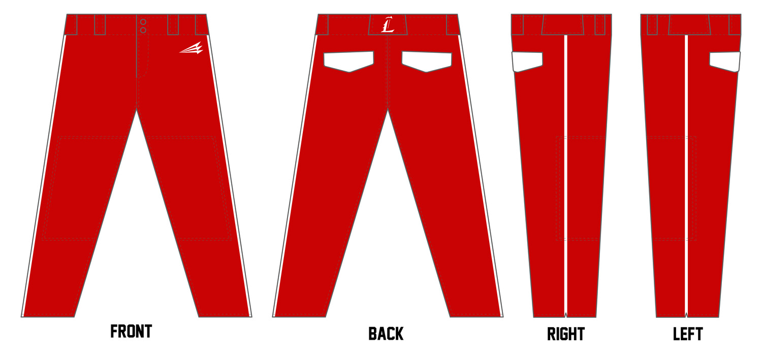 Line Drive Custom Long Relaxed Baseball Pant #BP1A