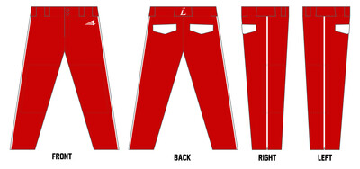 Line Drive Custom Long Relaxed Baseball Pant #BP1A