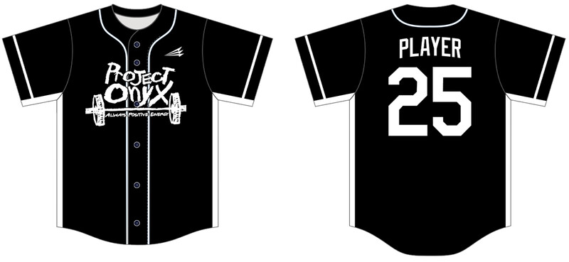 Project Onyx Custom HexaFlex Baseball Jersey #J1