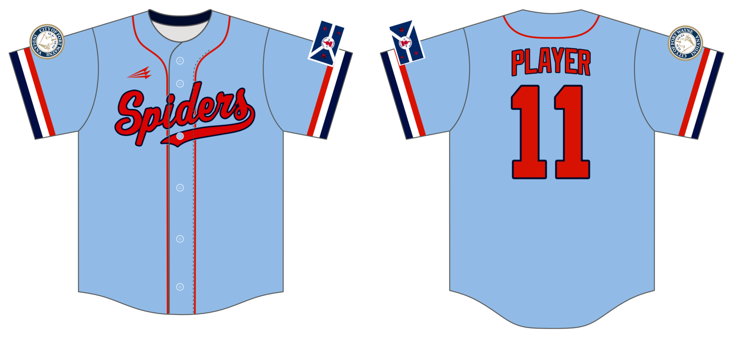 Summit City Spiders Custom HexaFlex Baseball Jersey #J8D