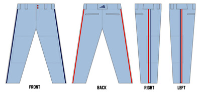 Summit City Spiders Custom Long Relaxed Baseball Pant #BP8B