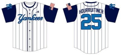 Miami Yankees Custom HexaFlex Baseball Jersey #J2
