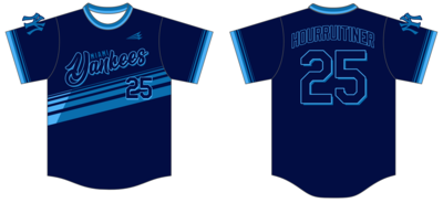 Miami Yankees Custom HexaFlex Baseball Jersey #J3B