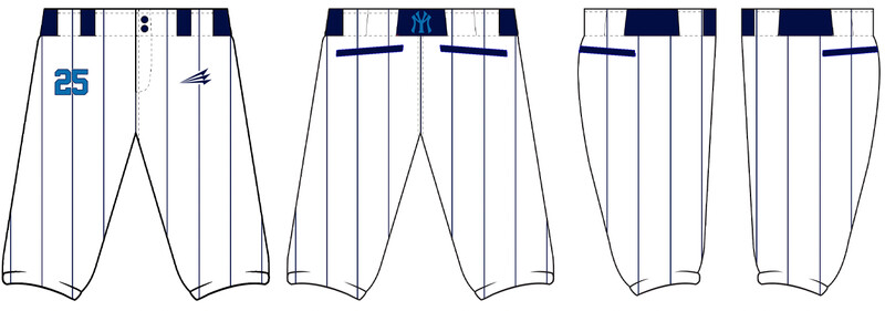 Miami Yankees Custom Knickers Baseball Pant #BP2