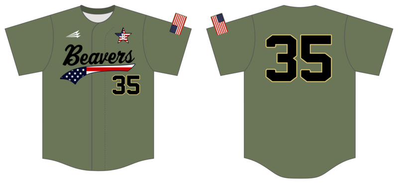 Miami Beavers Custom HexaFlex Baseball Jersey #J5