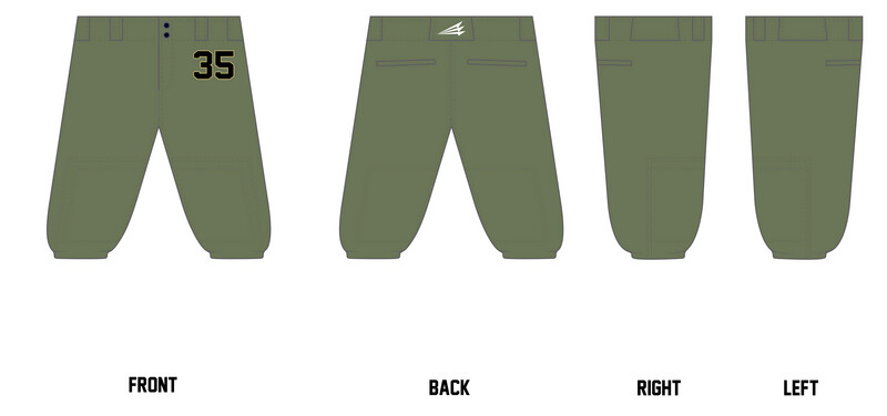Miami Beavers Custom Knicker Baseball Pant #BP5