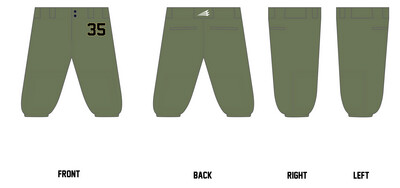 Miami Beavers Custom Knicker Baseball Pant #BP5