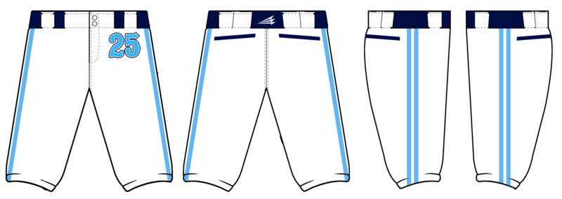 Miami Beavers Custom Knicker Baseball Pant #BP3