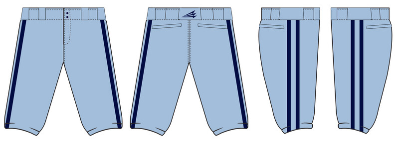 Old Hickory 16s Stacheman Elite Custom Knicker Baseball Pants #BP1B