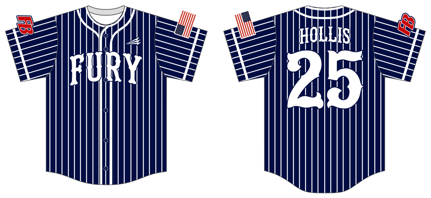 Fury Baseball Custom HexaFlex Baseball Jersey #J2B
