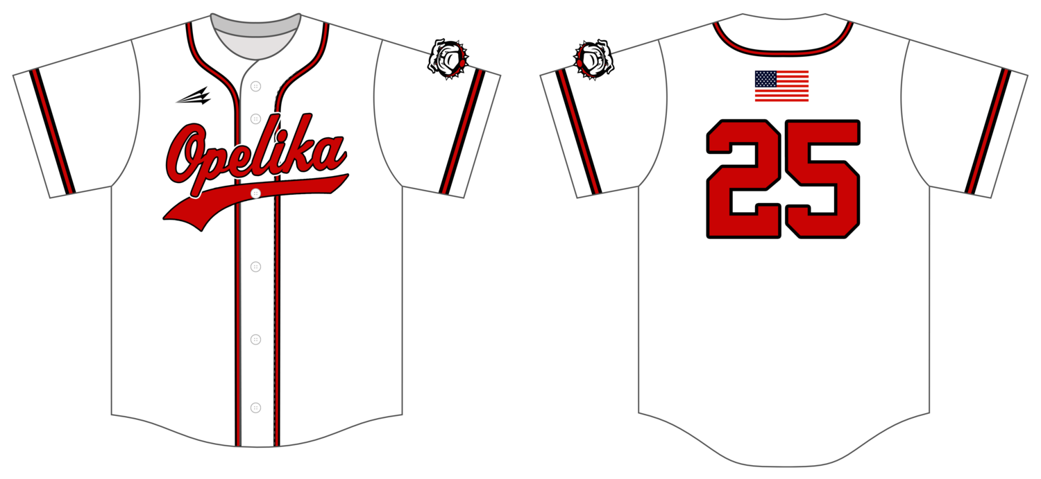 Opelika High School Custom HexaFlex Baseball Jersey #J1C