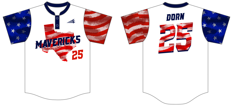 Mavericks Custom HexaFlex Baseball Jersey #J1