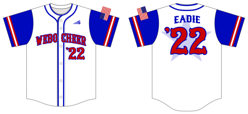 Western Boone HS Cheer Custom NanoDri Baseball Jersey #J3C