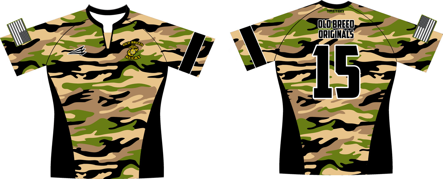 Marine Corps Old Breed Rugby Custom Classic Jersey #J5b