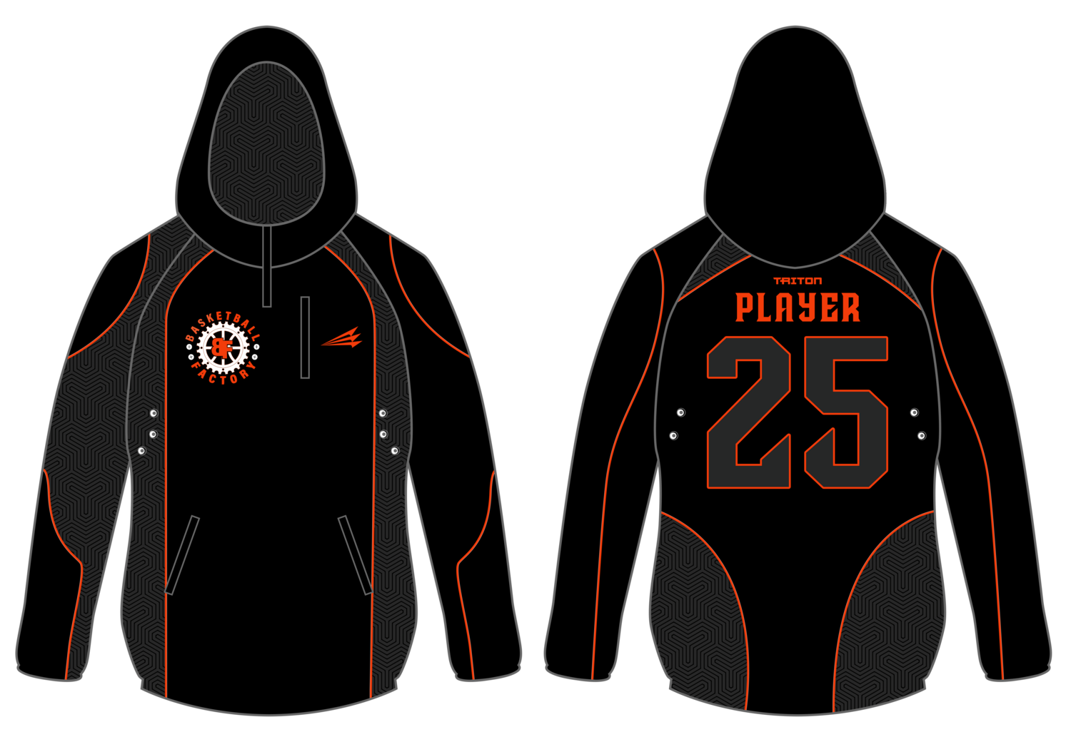 The Basketball Factory Custom Gladiator Hoodie #GH2