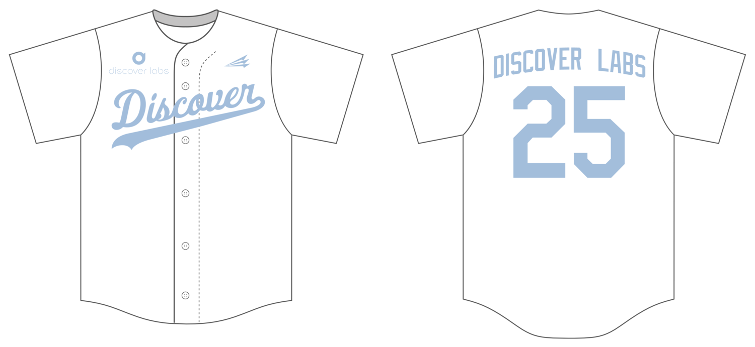 Discovery Labs Custom NanoDri Baseball Jersey #J3B