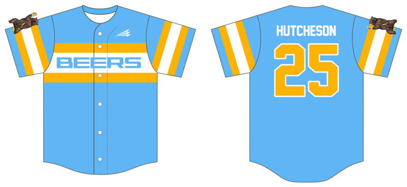 Bad News Beers Custom HexaFlex Baseball Jersey #J1C