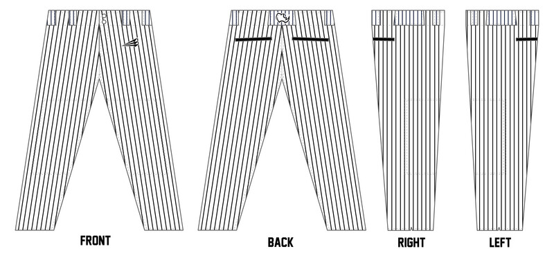 Texas Rynos Custom Long Relaxed Baseball Pant #BP3C