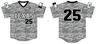 Texas Rynos Custom HexaFlex Baseball Jersey #J4D