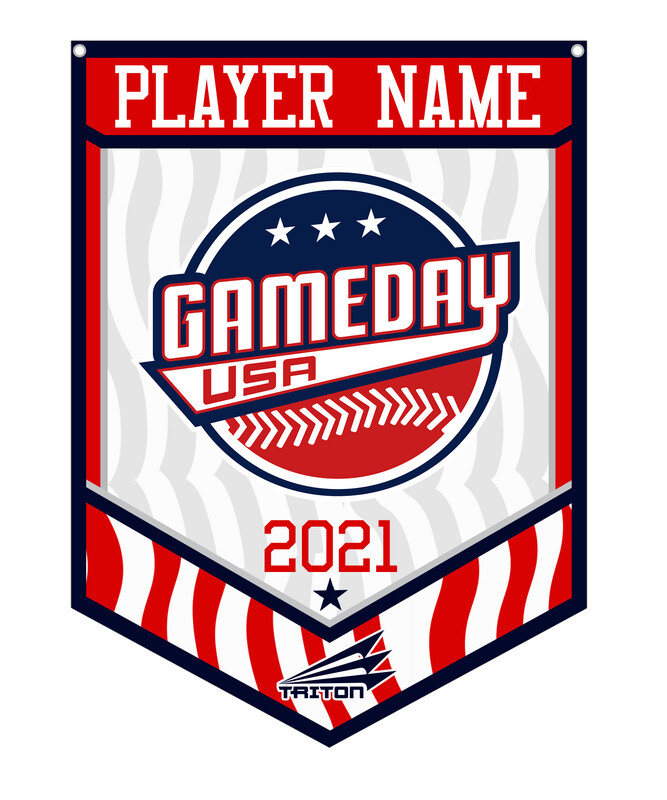 Game Day USA Baseball Custom Banner #BF1