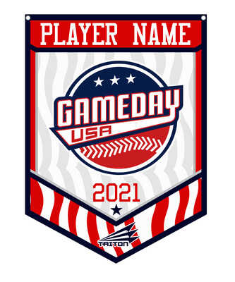 Game Day USA Baseball Custom Banner #BF1