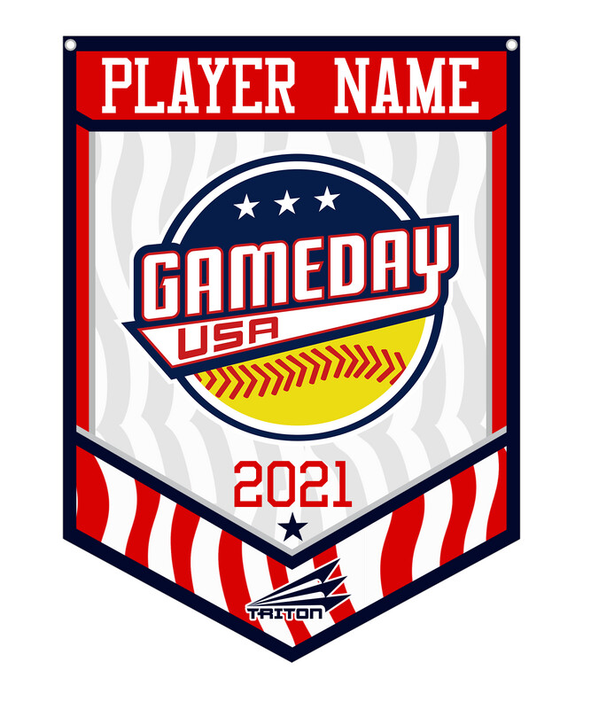 Game Day USA Softball Custom Banner #BF1