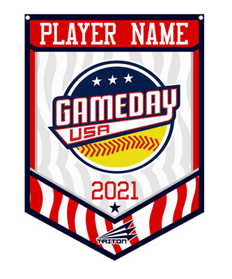 Game Day USA Softball Custom Banner #BF1