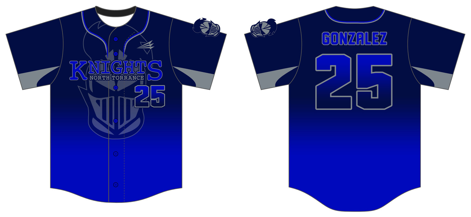 North Torrance Knights Custom Hexaflex Baseball Jersey #J10B