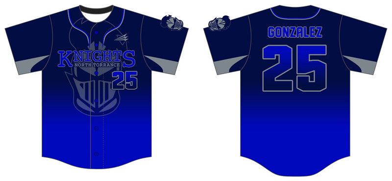 North Torrance Knights Custom Hexaflex Baseball Jersey #J10B