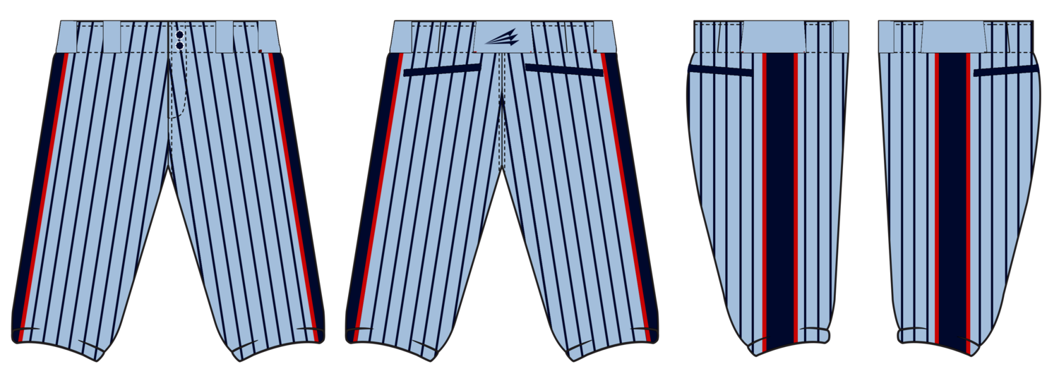 Tombigbee Tribe Stacheman Elite Custom Knicker Baseball Pants #BP20C