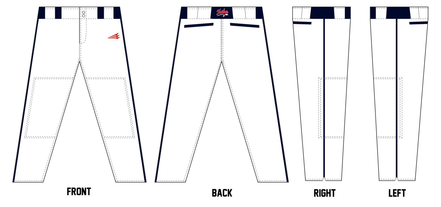 Tombigbee Tribe Stacheman Elite Custom Long Baseball Pants #BP12A