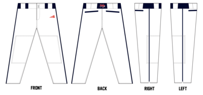 Tombigbee Tribe Stacheman Elite Custom Long Baseball Pants #BP12A