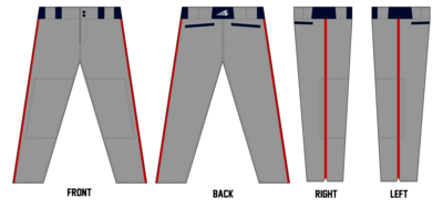 Tombigbee Tribe Stacheman Elite Custom Long Baseball Pants #BP9D