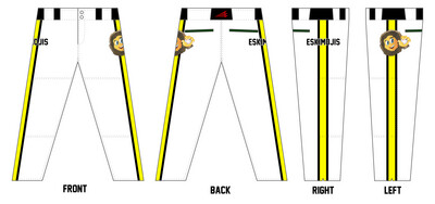 Eskimojis Custom Long Relaxed Baseball Pant #BP1B