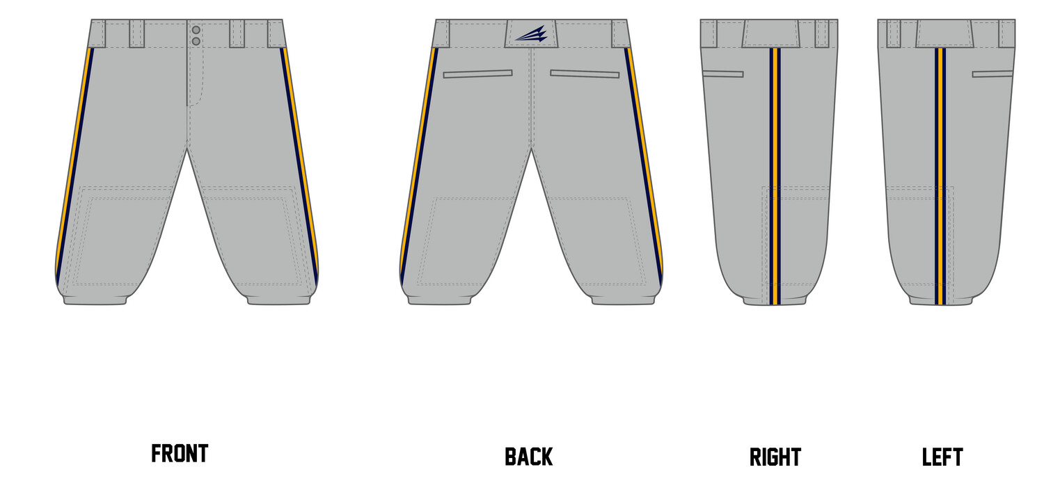 West Maui Brewers Stacheman Elite Custom Knicker Baseball Pants #BP3F