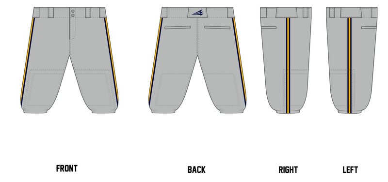 West Maui Brewers Stacheman Elite Custom Knicker Baseball Pants #BP3F