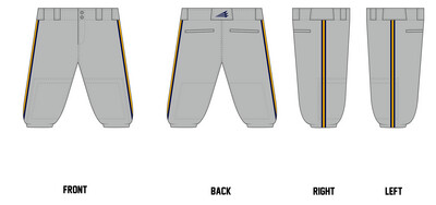 West Maui Brewers Stacheman Elite Custom Knicker Baseball Pants #BP3F