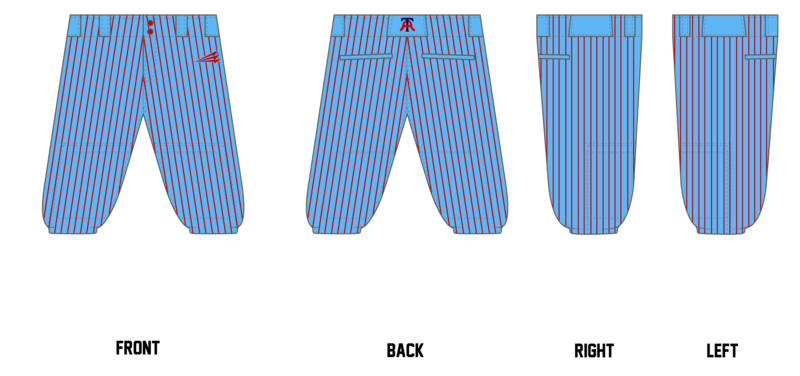 Arlington Twins Custom Knicker Baseball Pant #BP2