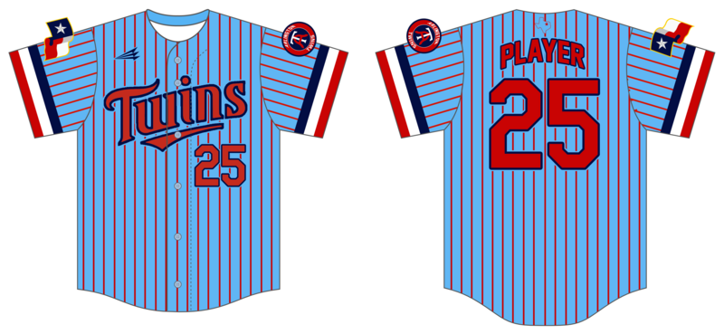 Arlington Twins Custom HexaFlex Baseball Jersey #J1E