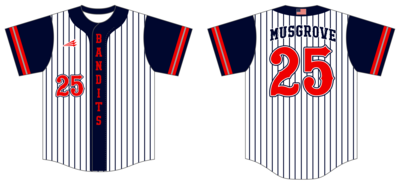 Bandits Custom NanoDri Baseball Jersey #J4B