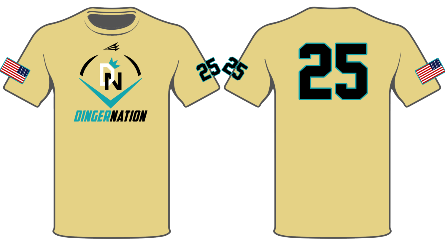 Dinger Nation (Beckman) Custom HyperTee #HT4