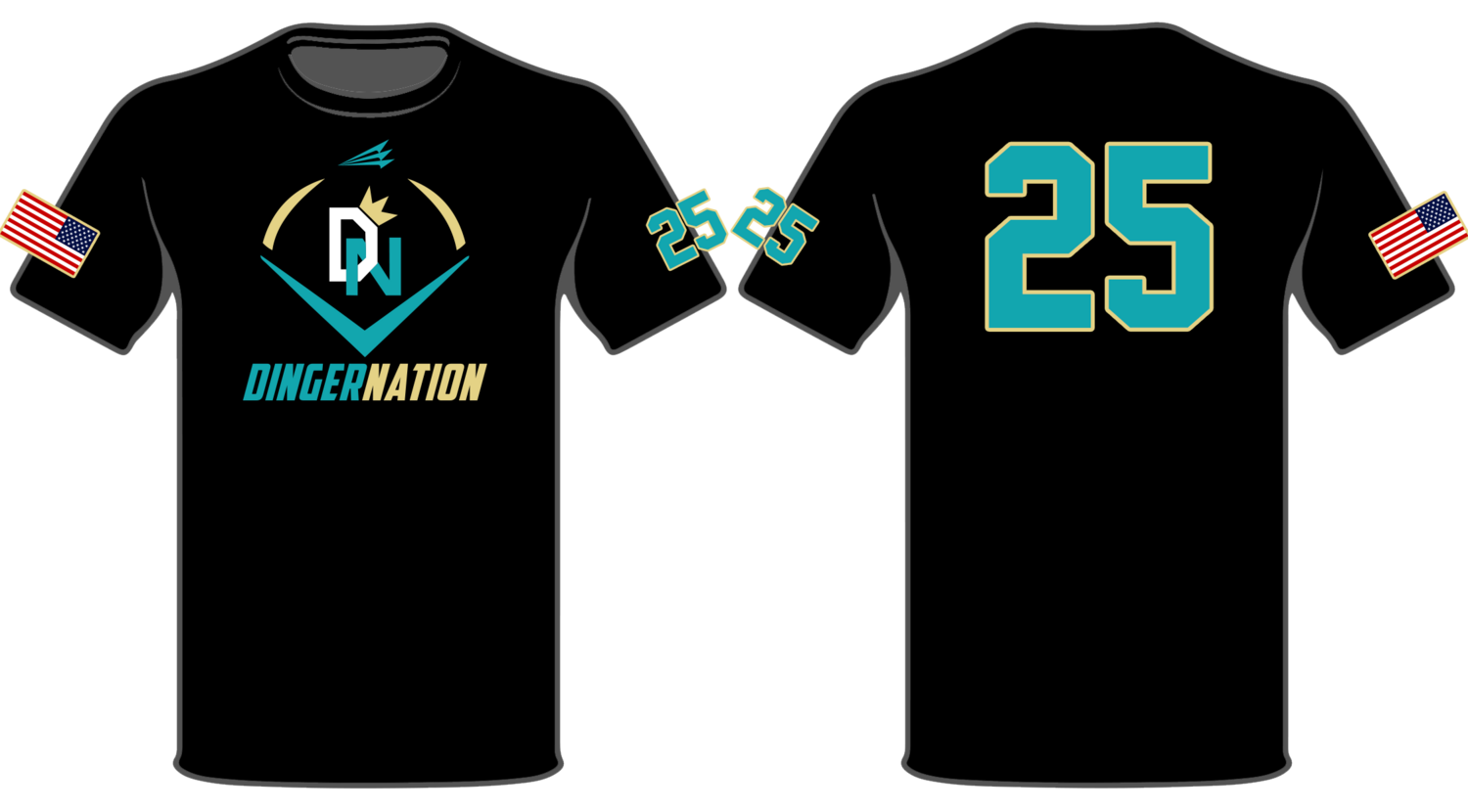 Dinger Nation (Beckman) Custom HyperTee #HT3