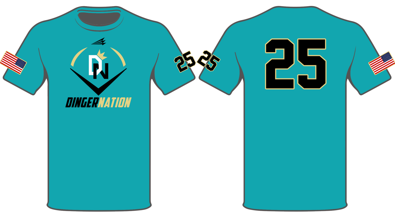 Dinger Nation (Beckman) Custom HyperTee #HT2