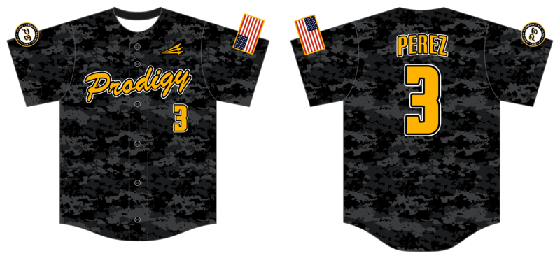 Prodigy Baseball Miami Custom Nanodri Baseball Jersey #J10C