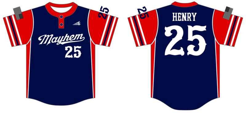 Mayhem Custom HexaFlex Baseball Jersey #J3B