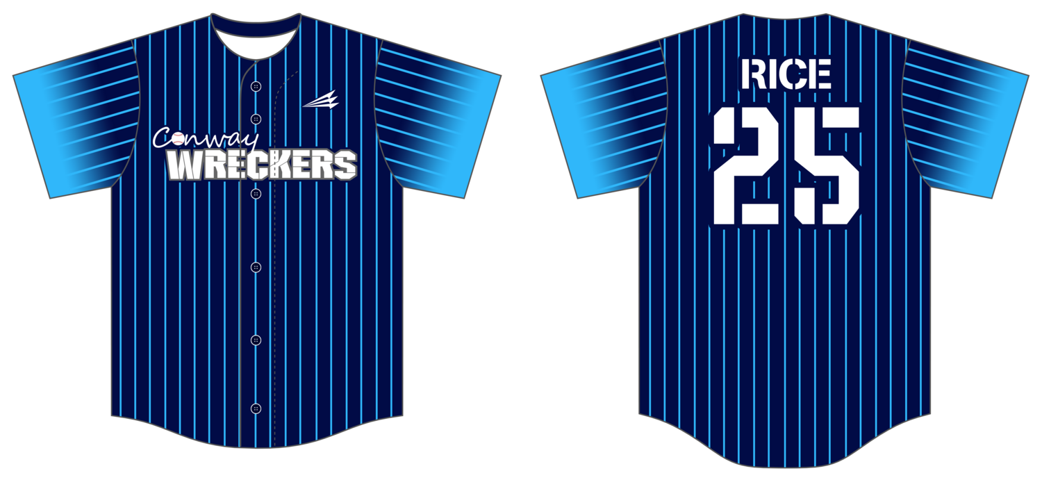Conway Wreckers Custom NanoDri Baseball Jersey #J2B