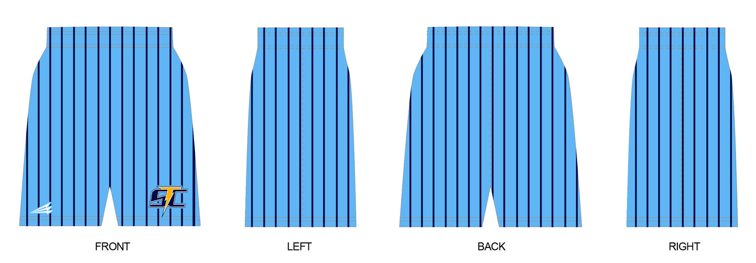 Space Coast Thunder Custom Revolution Pocket Shorts #RV2