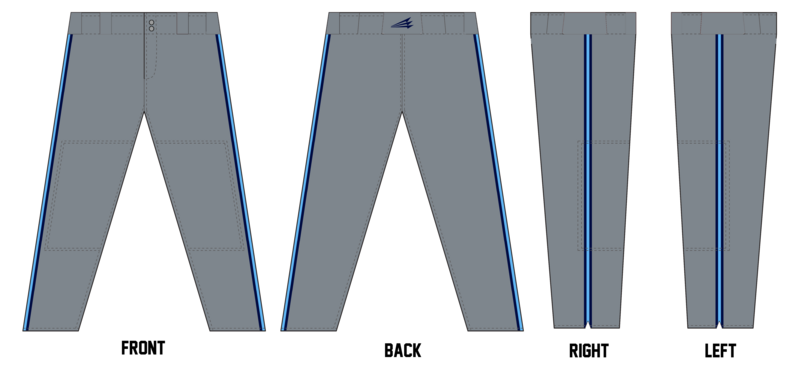 Space Coast Thunder Custom Long Relaxed Baseball Pant #BP2