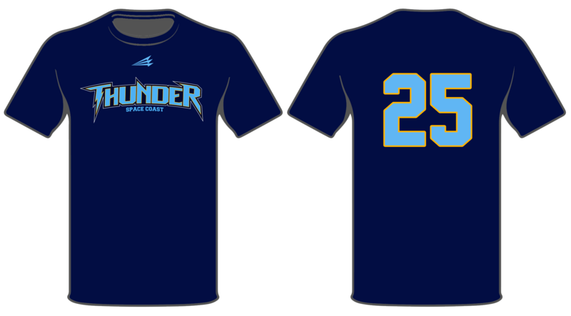 Space Coast Thunder Custom Short Sleeve HyperTee #HT3