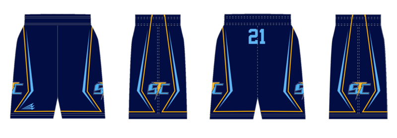 Space Coast Thunder Custom Revolution Pocket Shorts #RV1